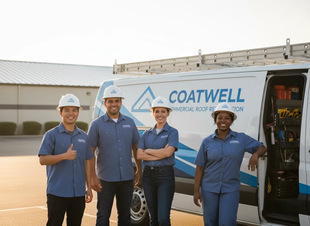 Commercial roof coating company in Stonefort, IL